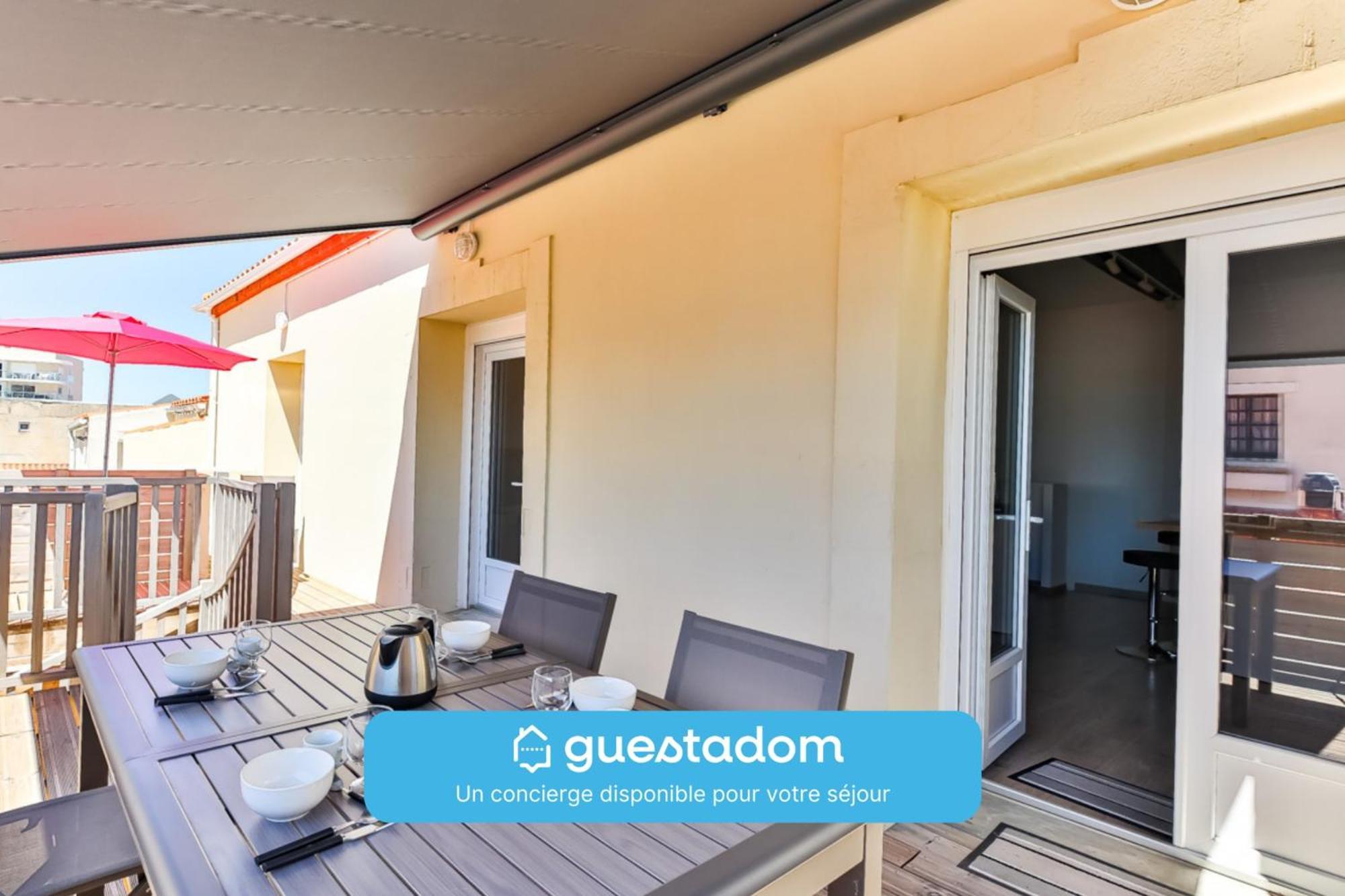 Superbe appartement de 100m2 avec vue mer Saint-Jean-de-Monts Extérieur photo