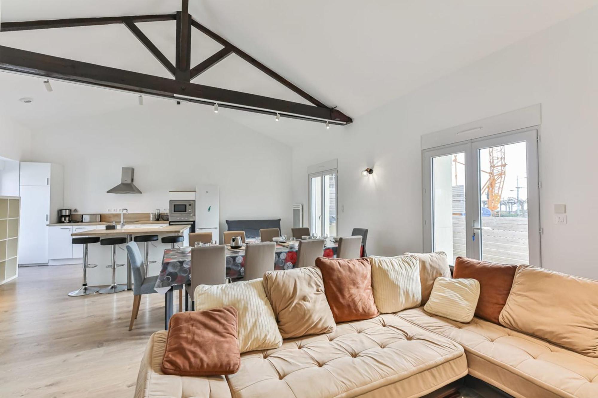 Superbe appartement de 100m2 avec vue mer Saint-Jean-de-Monts Extérieur photo